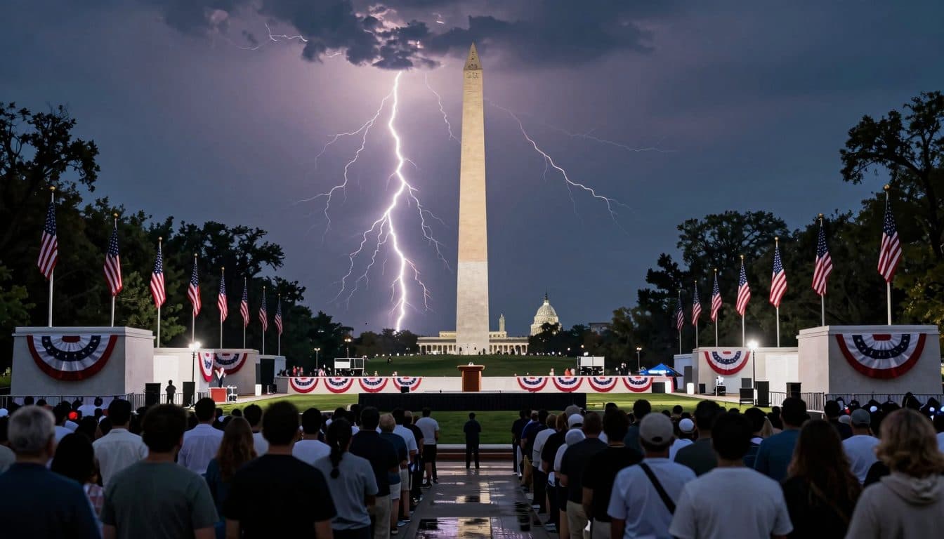 Estados Unidos, 250° aniversario de la Independencia entre calor récord, discurso agresivo de Trump y desfile de extrema derecha