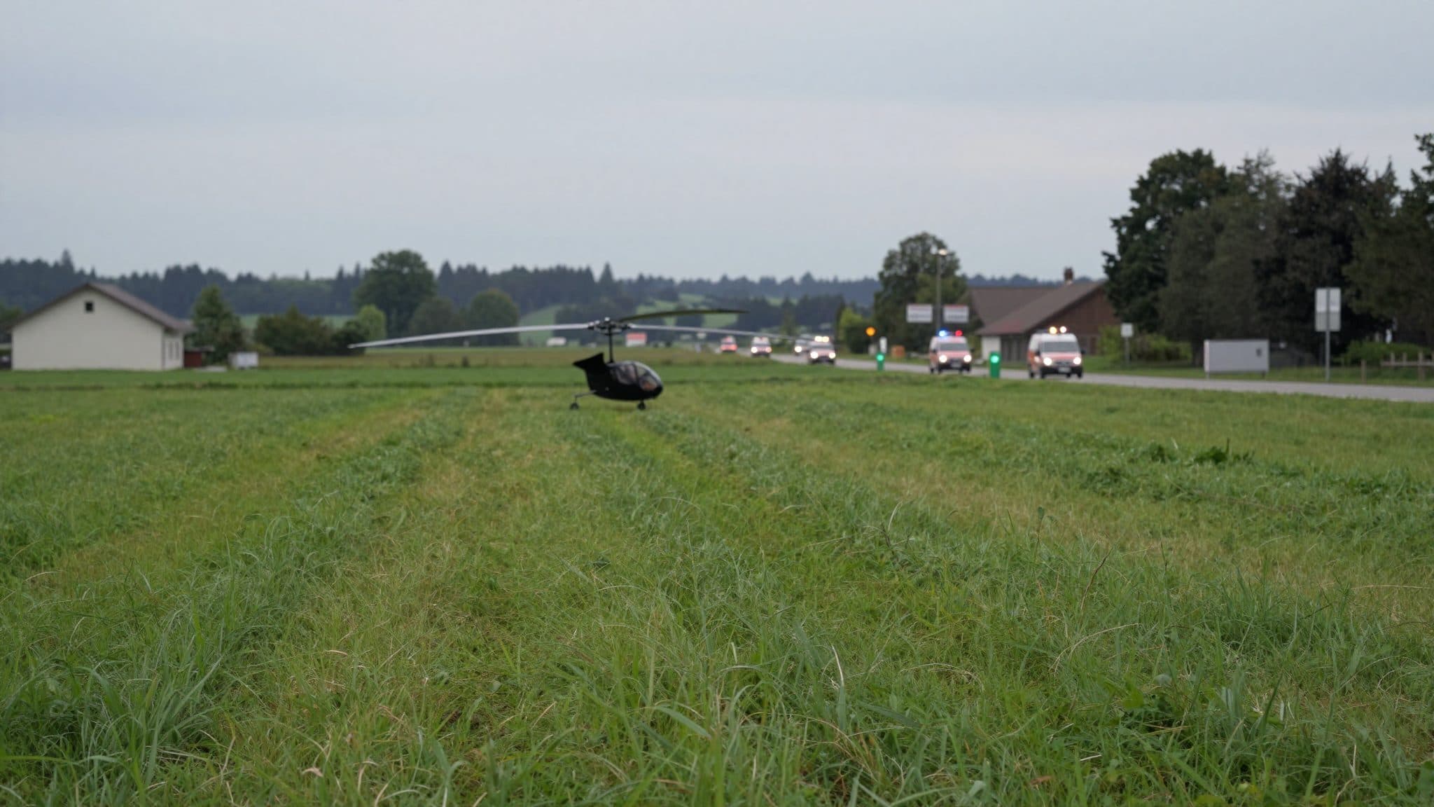Un girocóptero se estrella en Seitenstetten: dos heridos