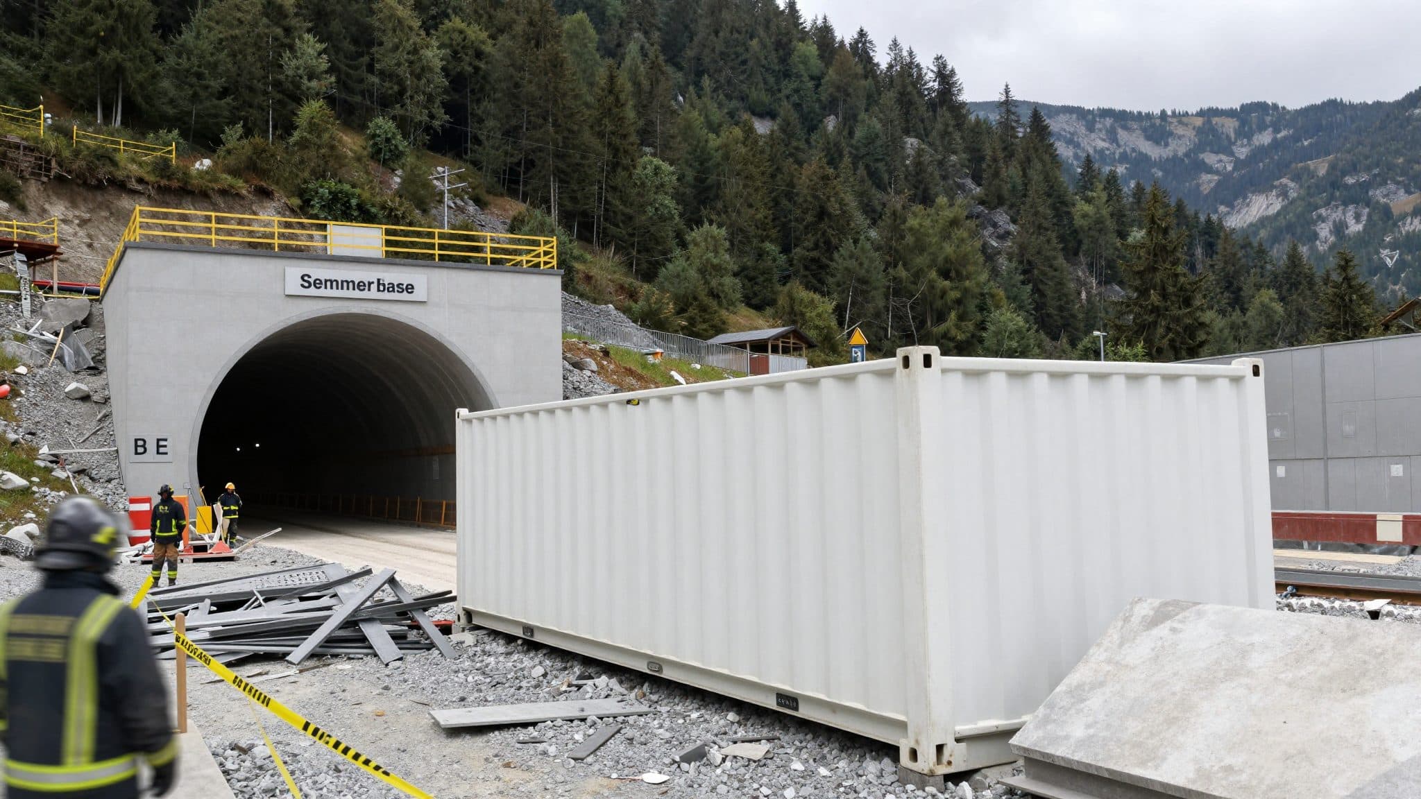 Accidente laboral mortal en la obra del túnel base del Semmering en Schottwien