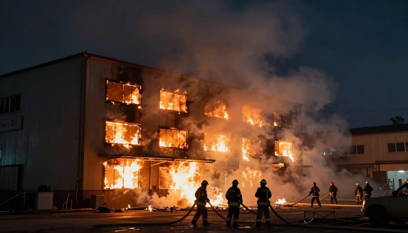 Incendio en fábrica de zapatos en China deja al menos 28 muertos