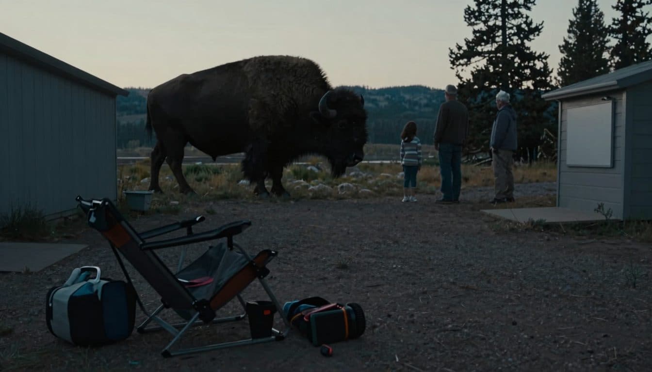 Un bison ataca a un jubilado en Yellowstone: hombre gravemente herido en un camping