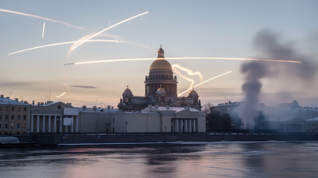 Ataques de drones ucranianos sacuden foro económico ruso en San Petersburgo