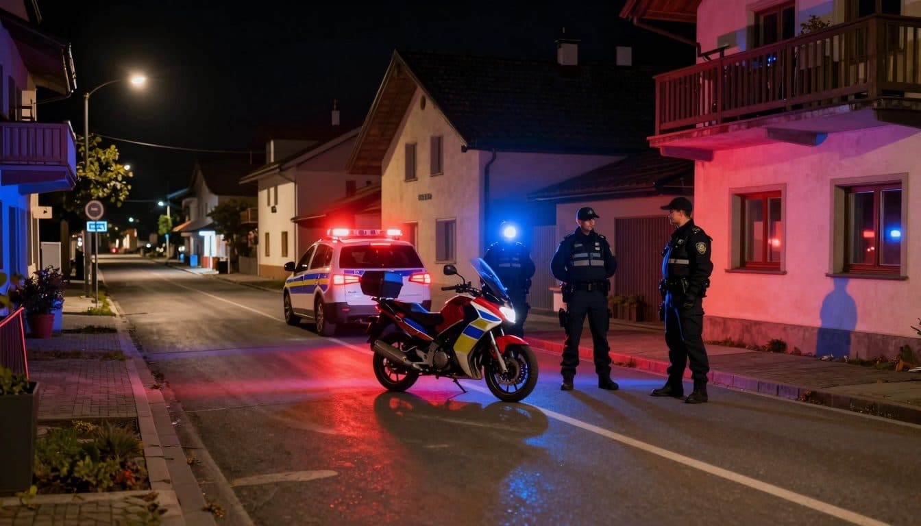 Conductor de bicicleta motorizada ebrio amenaza de muerte a policías en Gallspach