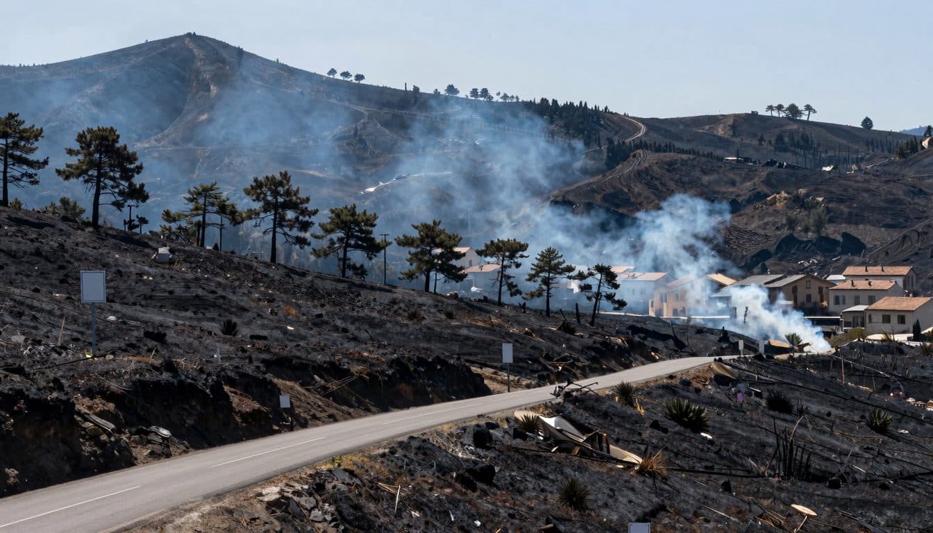 Incendio forestal en el sur de Francia: 10.000 evacuados, Tour de Francia afectada