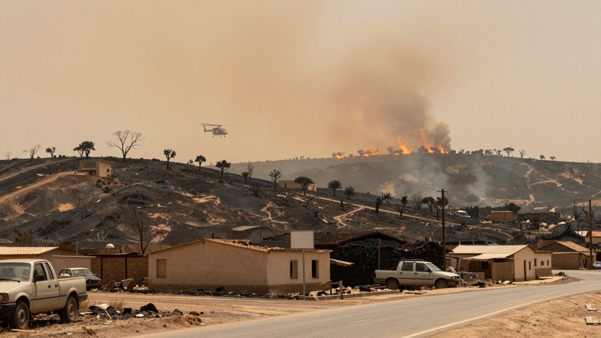 Incendio forestal en Andalucía deja al menos doce muertos y decenas de desaparecidos