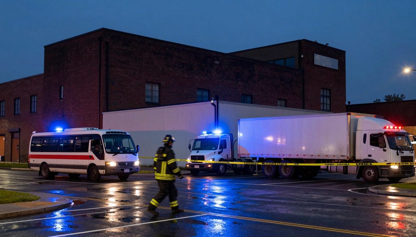 Accidente grave en Zwettl: una minivan colisiona con un camión articulado