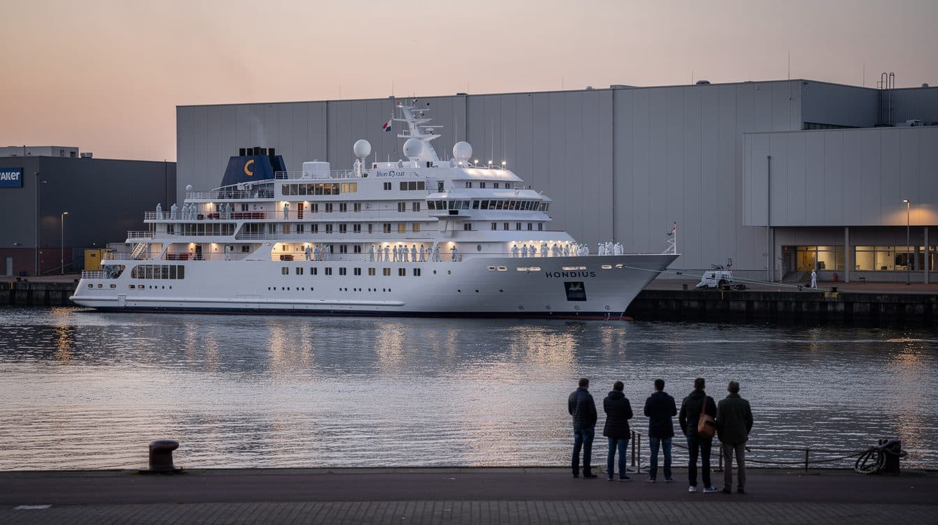 Crucero 'Hondius' recibe autorización para zarpar de Róterdam tras desinfección por brote mortal de hantavirus