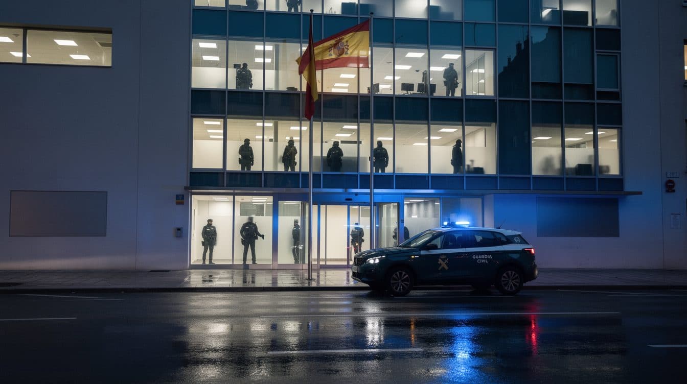 La Guardia Civil registra la sede del PSOE en Madrid por orden judicial en una investigación sobre financiación ilegal