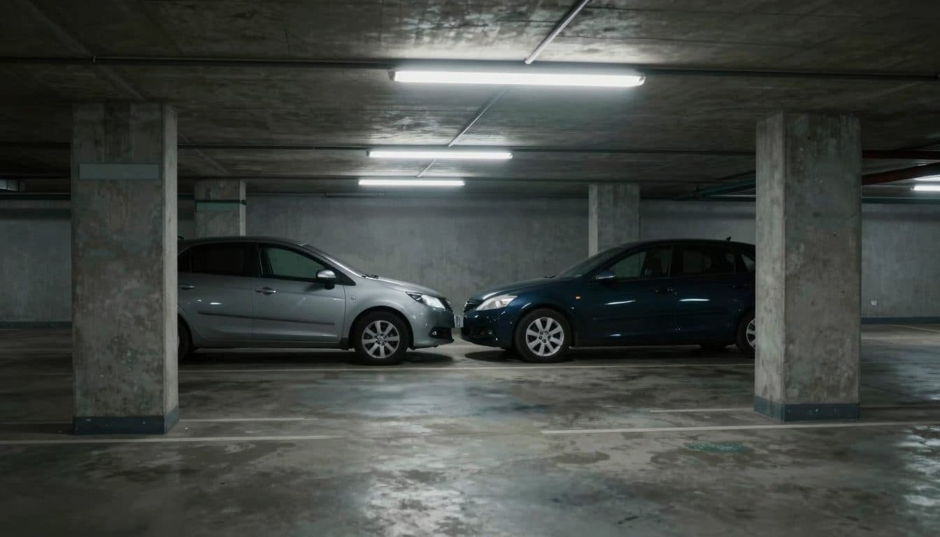 Mujer atrapada entre dos coches en un estacionamiento subterráneo en Innsbruck