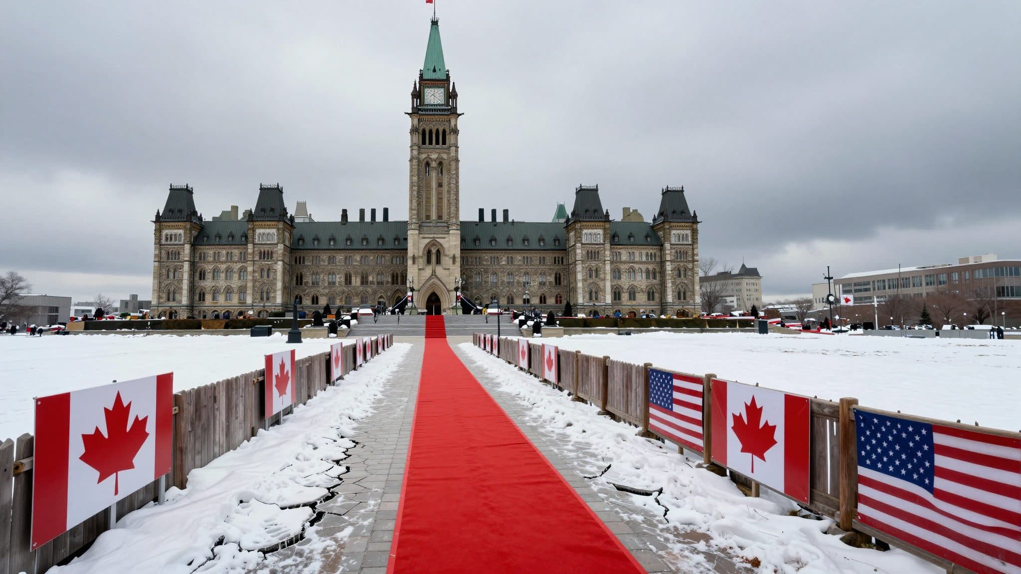 Canadá prepara aranceles de represalia contra Estados Unidos mientras se intensifica la disputa comercial con Trump
