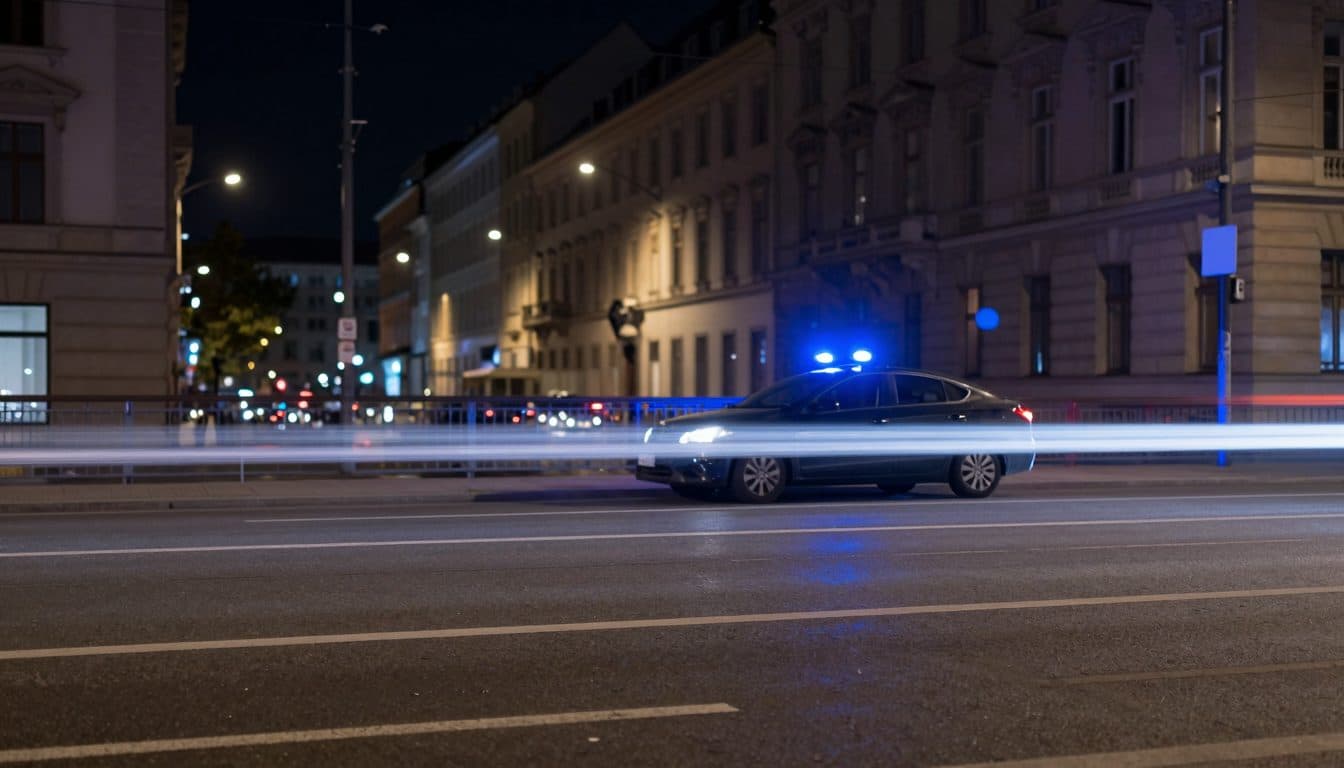 Menor de 17 años sin carnet de conducir huye con el coche de su padre por tres distritos de Viena