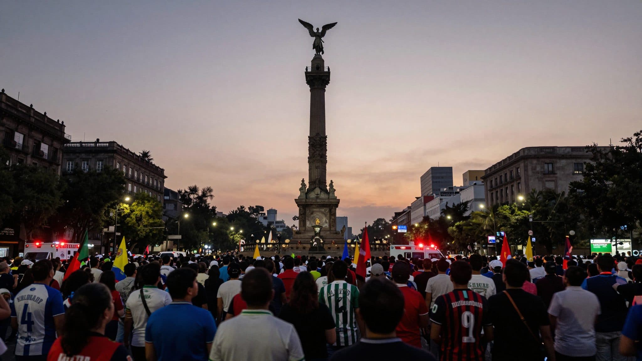 Tres muertos en celebración de victoria en Ciudad de México: un coche arrolla a una multitud