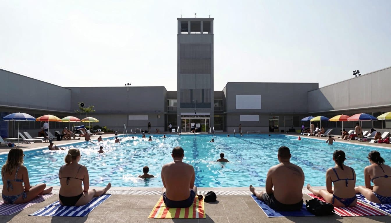 Alta asistencia en las piscinas de Viena: 163.000 visitantes durante el fin de semana de calor