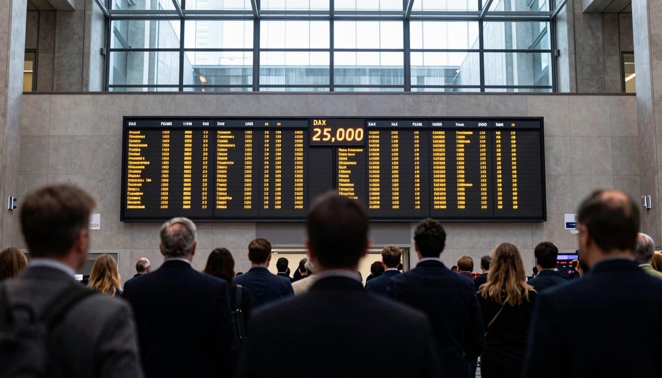 El DAX ronda los 25.000 puntos – KNDS retrasa su salida a bolsa y los inversores esperan al informe de empleo de EE. UU.