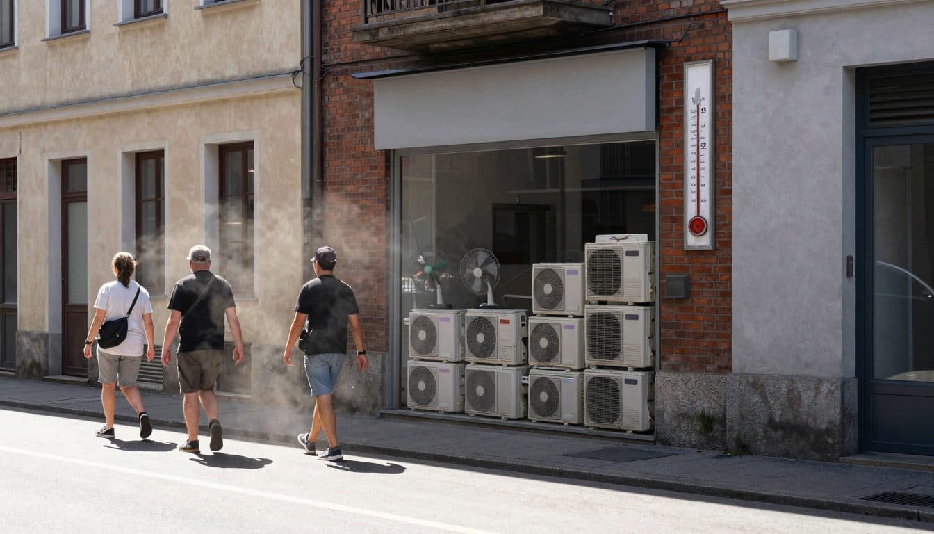 Ola de calor en Alemania: comerciantes reportan demanda récord de ventiladores, aires acondicionados y agua mineral