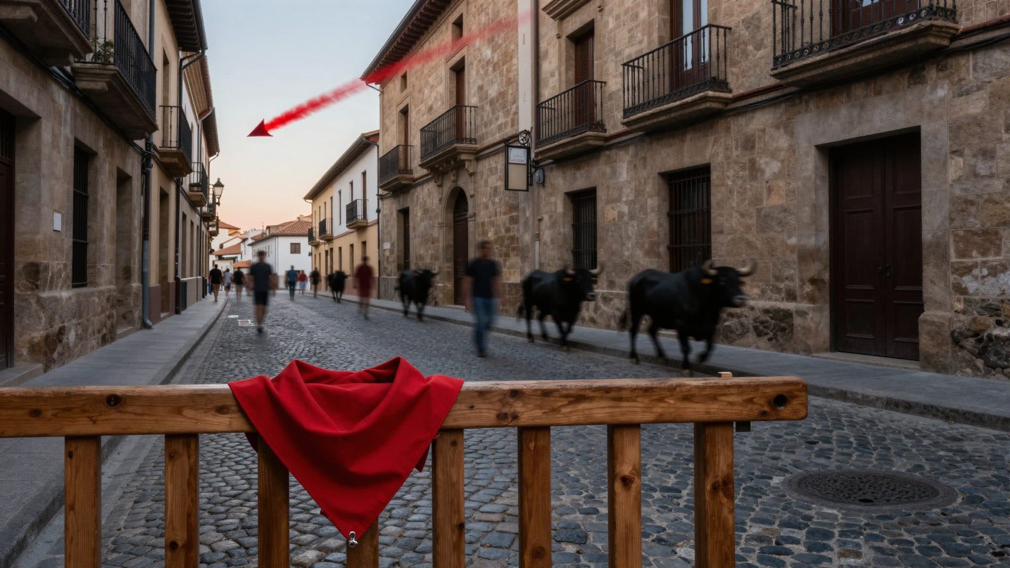 San Fermín en Pamplona: el encierro comienza entre protestas de defensores de los animales
