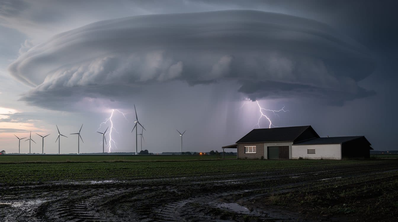 El Servicio Meteorológico Alemán emite alerta por tormentas severas y vientos huracanados en Baja Sajonia