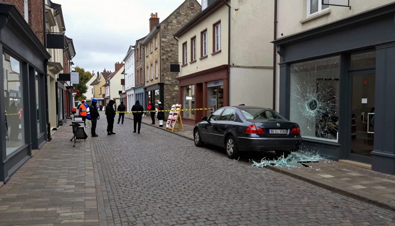 Un coche arrolla una zona peatonal en Hofgeismar y deja varios heridos