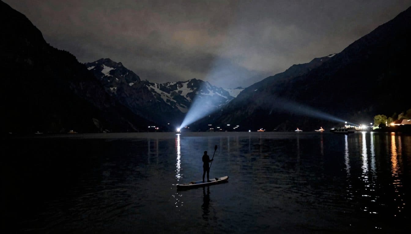Una tabla de SUP a la deriva desencadena un gran operativo de búsqueda nocturna en el lago Fuschlsee