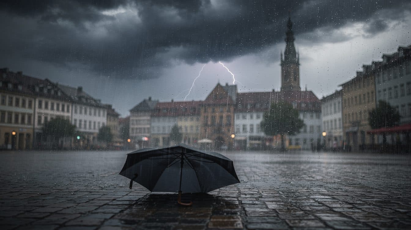 Nubes, lluvia y tormentas marcan el tiempo a mitad de semana