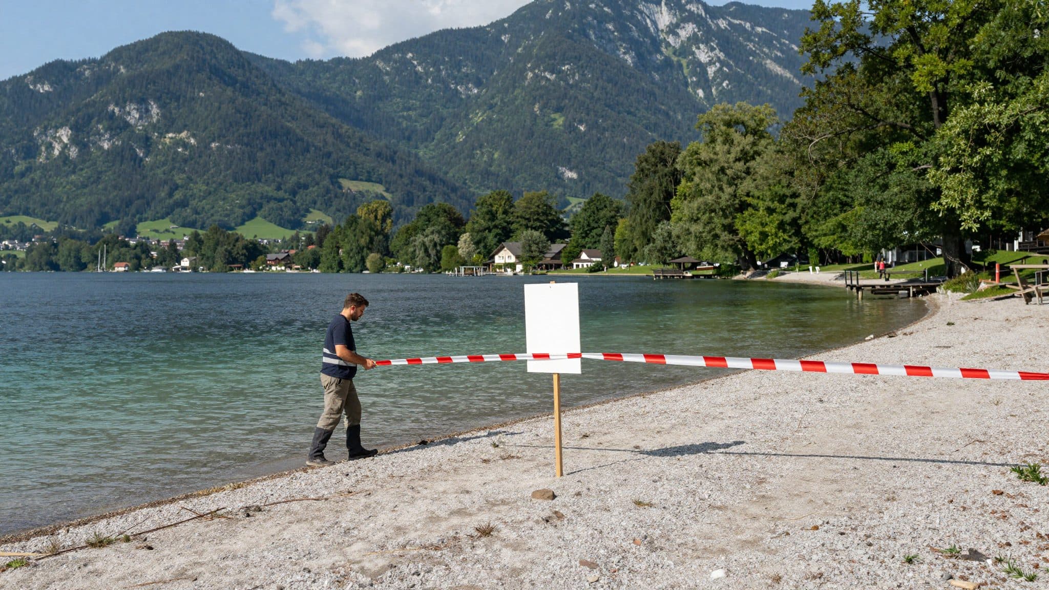 Levantan el cierre del Nussensee en Bad Ischl – El servicio de desactivación de explosivos da el visto bueno