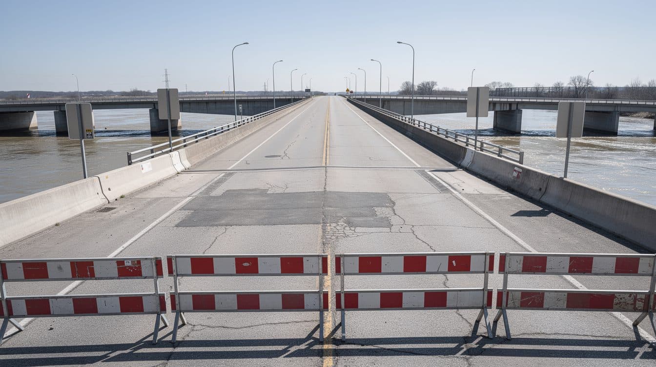 Puente Norte de Bonn cerrada por graves daños estructurales