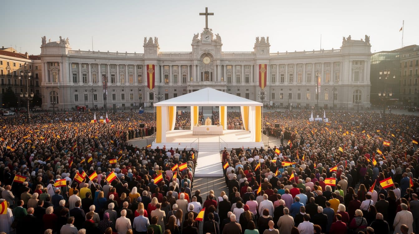 El papa León XIV recorre España con un mensaje contra la polarización y a favor del multilateralismo
