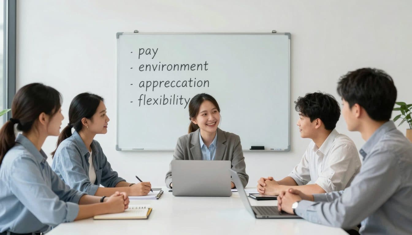 Estudio de empleo de 1LIVE: el pago justo, la flexibilidad y el reconocimiento encabezan las prioridades de los jóvenes trabajadores