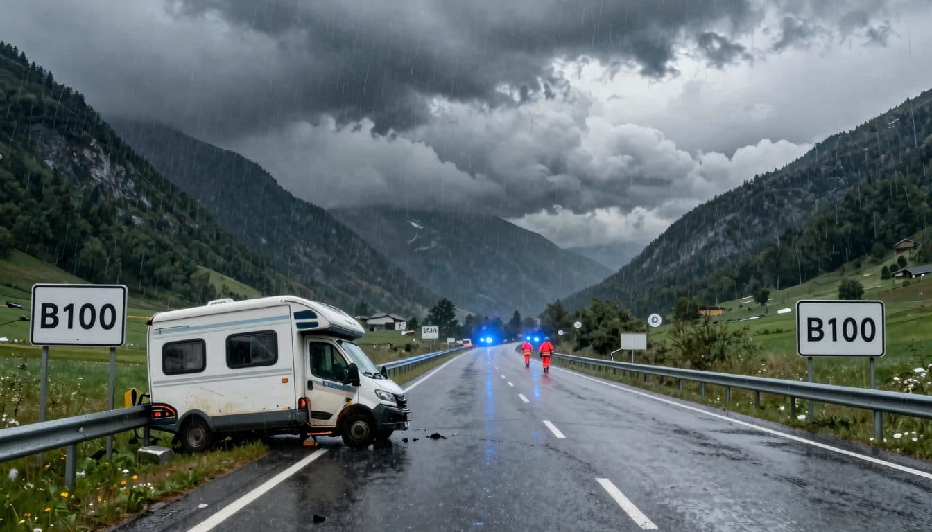 Unwetter in Kärnten: mehrere Unfälle und ein Brand nach schweren Sturmböen