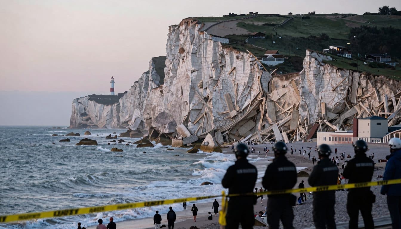 Un derrumbe en el acantilado de Biarritz causa la muerte de una buceadora