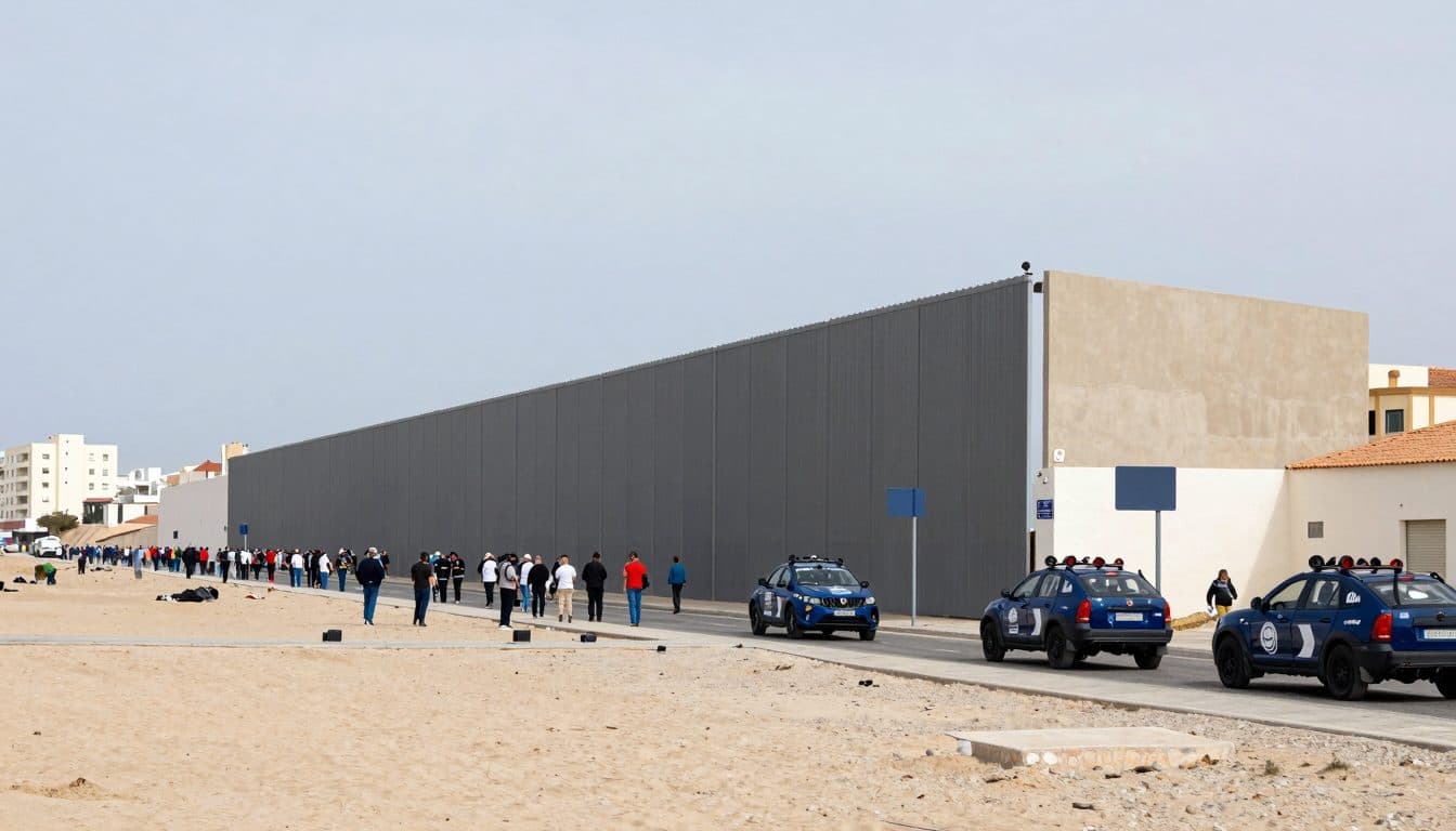 Miles cruzan la frontera marroquí hacia el enclave español de Ceuta