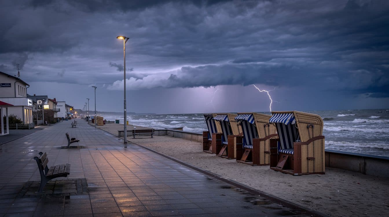 Tormentas en el norte: DWD advierte sobre tormentas eléctricas, granizo y ráfagas de viento hasta el jueves