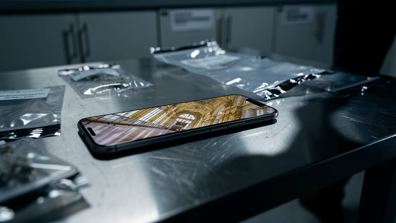 Nueva pista en el robo de joyas del Louvre: descubiertas fotos en teléfonos de ladrones de carga belgas