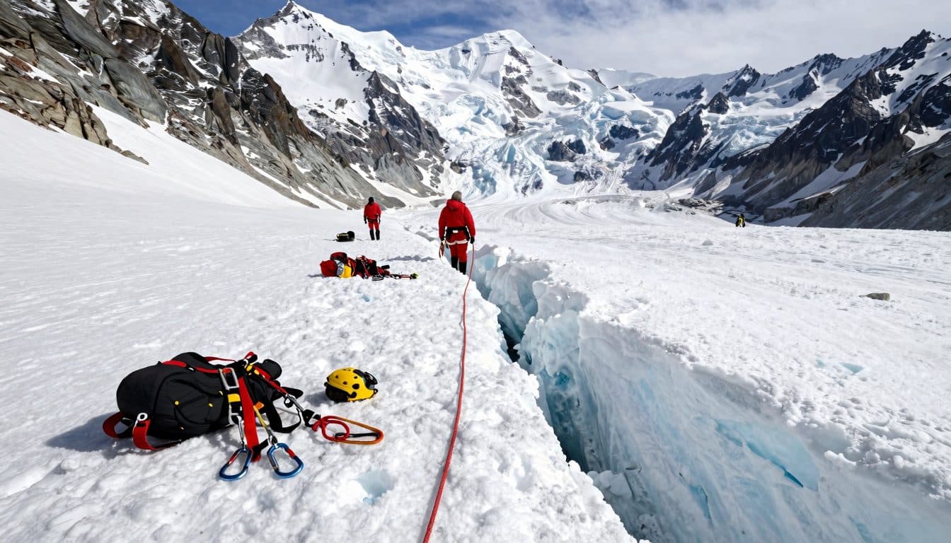 Un anciano se precipita en una grieta glaciar en el Großglockner