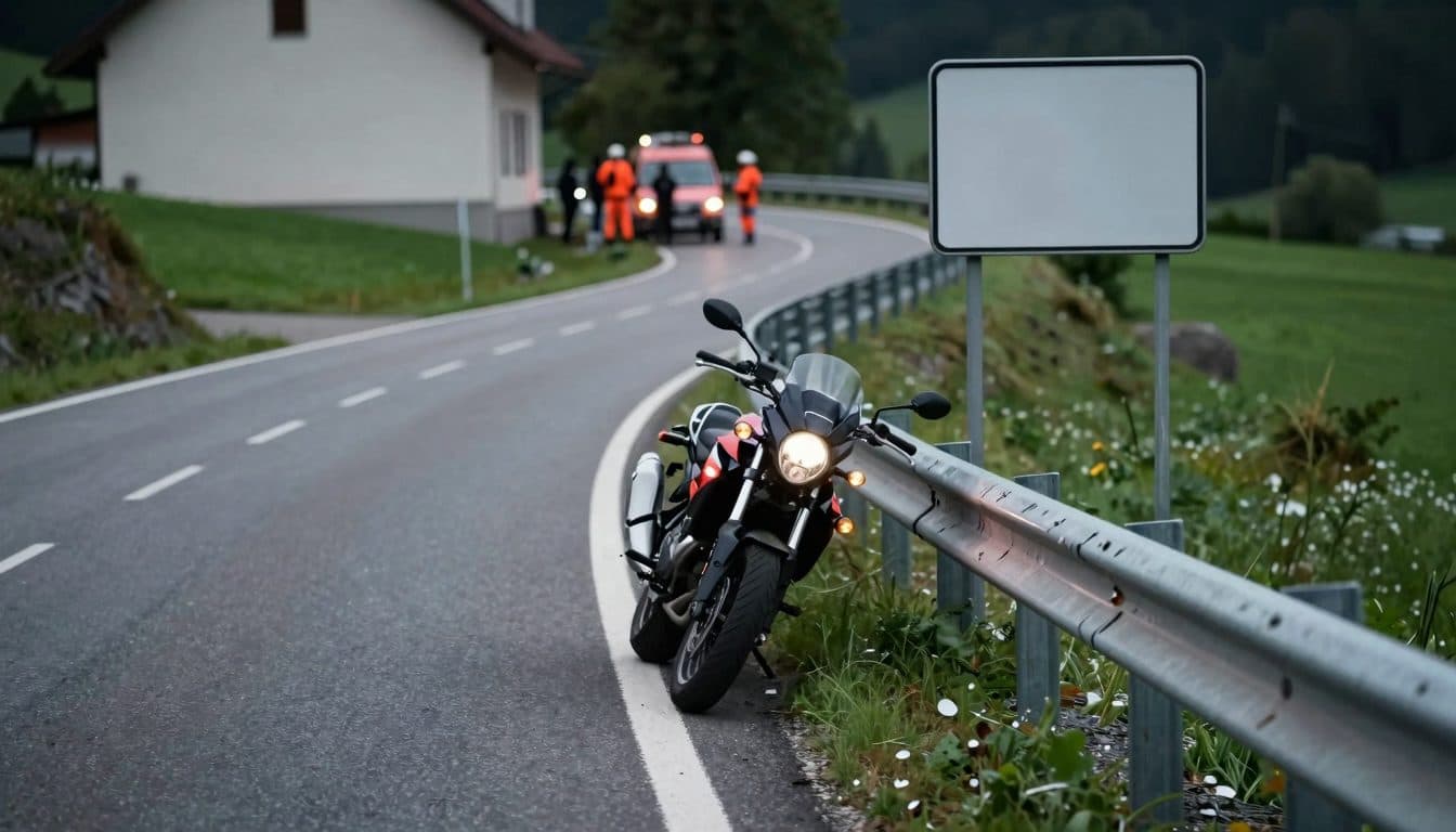 Motociclista de 22 años muere en un accidente en la B72 en Estiria