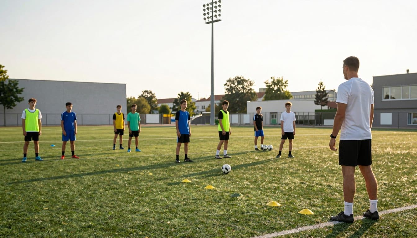 La estrella de la NFL Bernhard Raimann muestra a jóvenes en Viena cómo es el fútbol americano profesional
