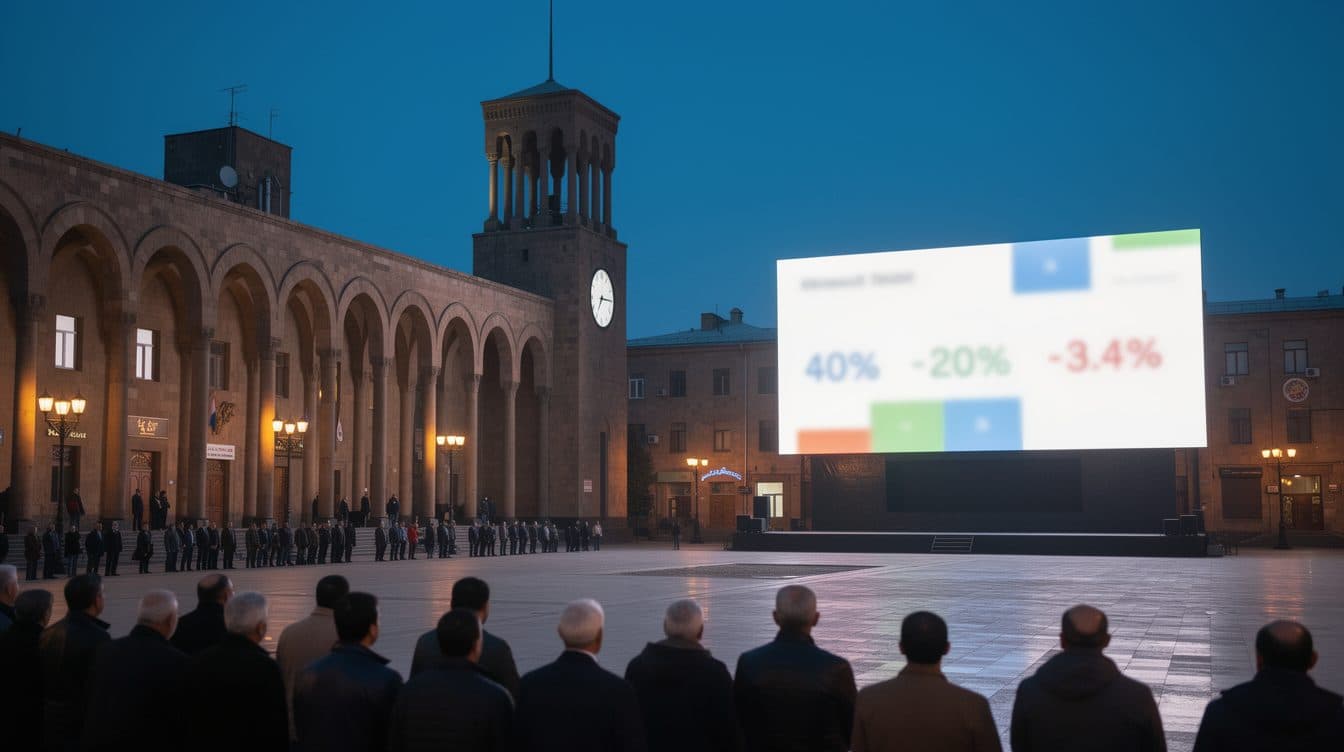Elecciones parlamentarias en Armenia: el partido de Pashinián lidera según los sondeos a boca de urna