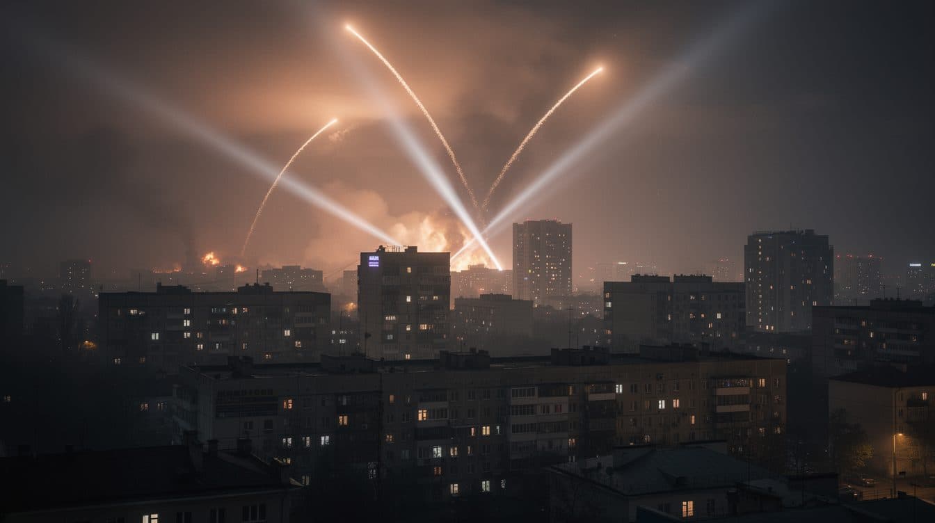 Rusia lanza un masivo ataque aéreo con misiles y drones contra Kiev y otras ciudades ucranianas