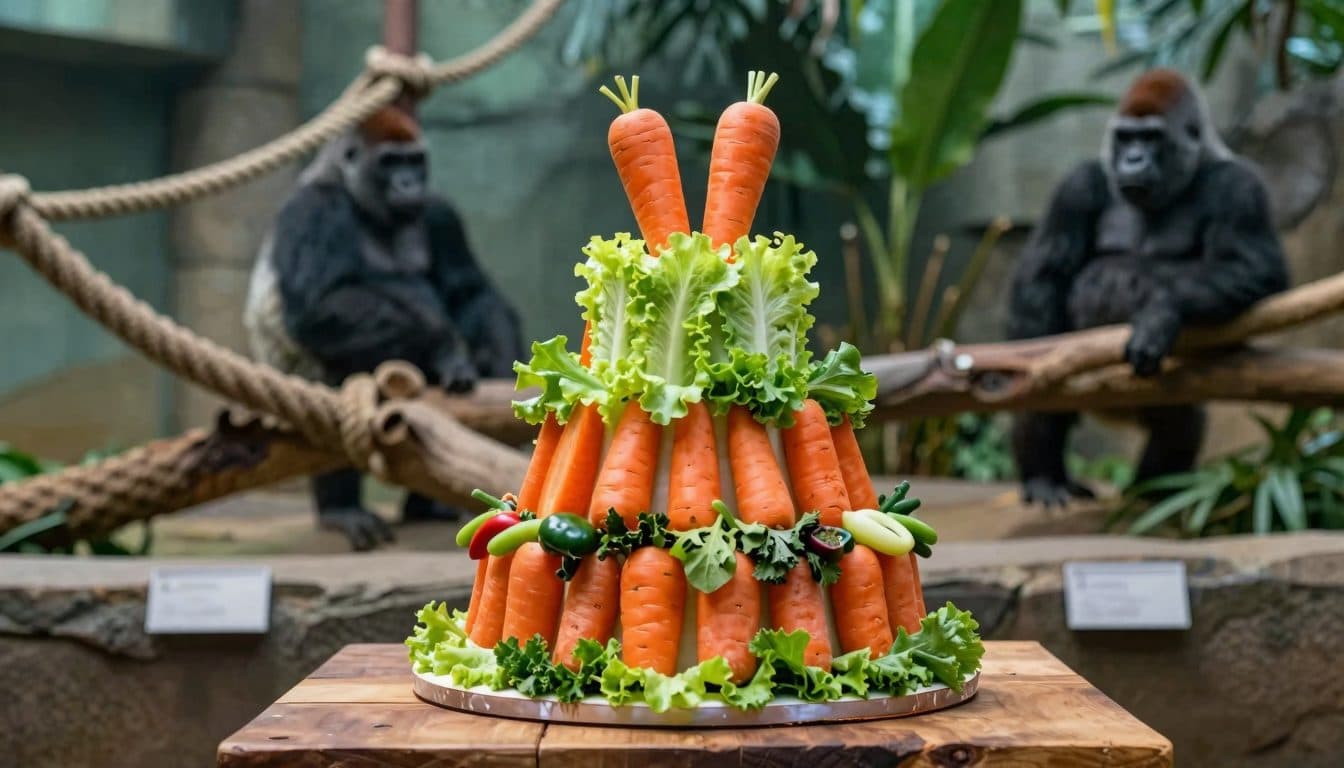 El Zoo Schmiding celebra el primer cumpleaños de Jabari, su cría de gorila