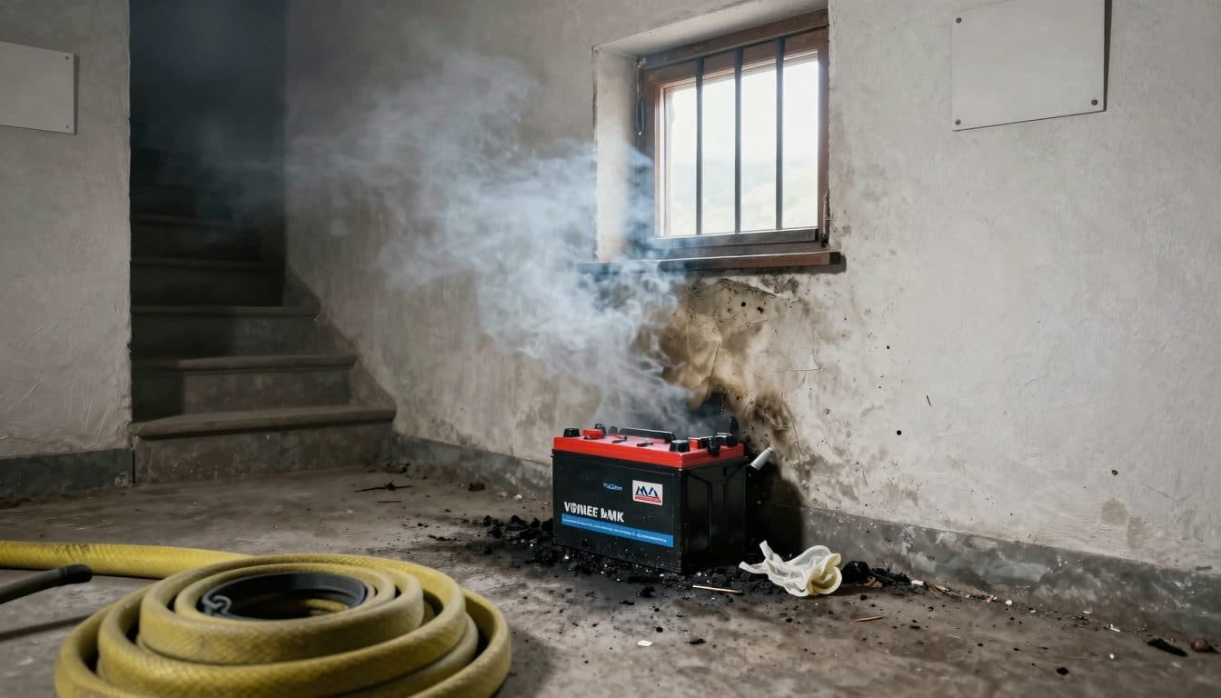 La batería de una bicicleta eléctrica provoca un incendio en una vivienda en Klam – una residente y su hija logran ponerse a salvo a tiempo