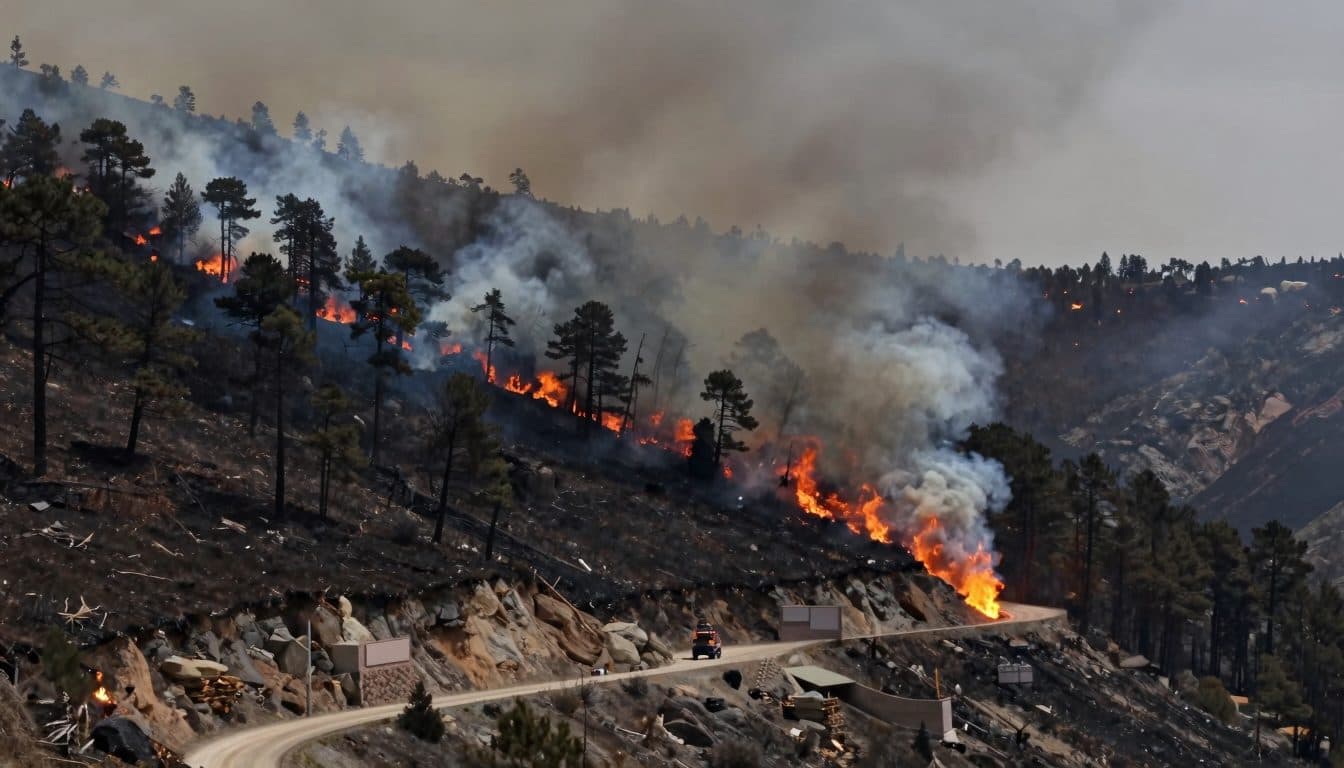 Un gran incendio en el oeste de España arrasa 2.200 hectáreas – El gobierno regional sospecha de incendio intencionado