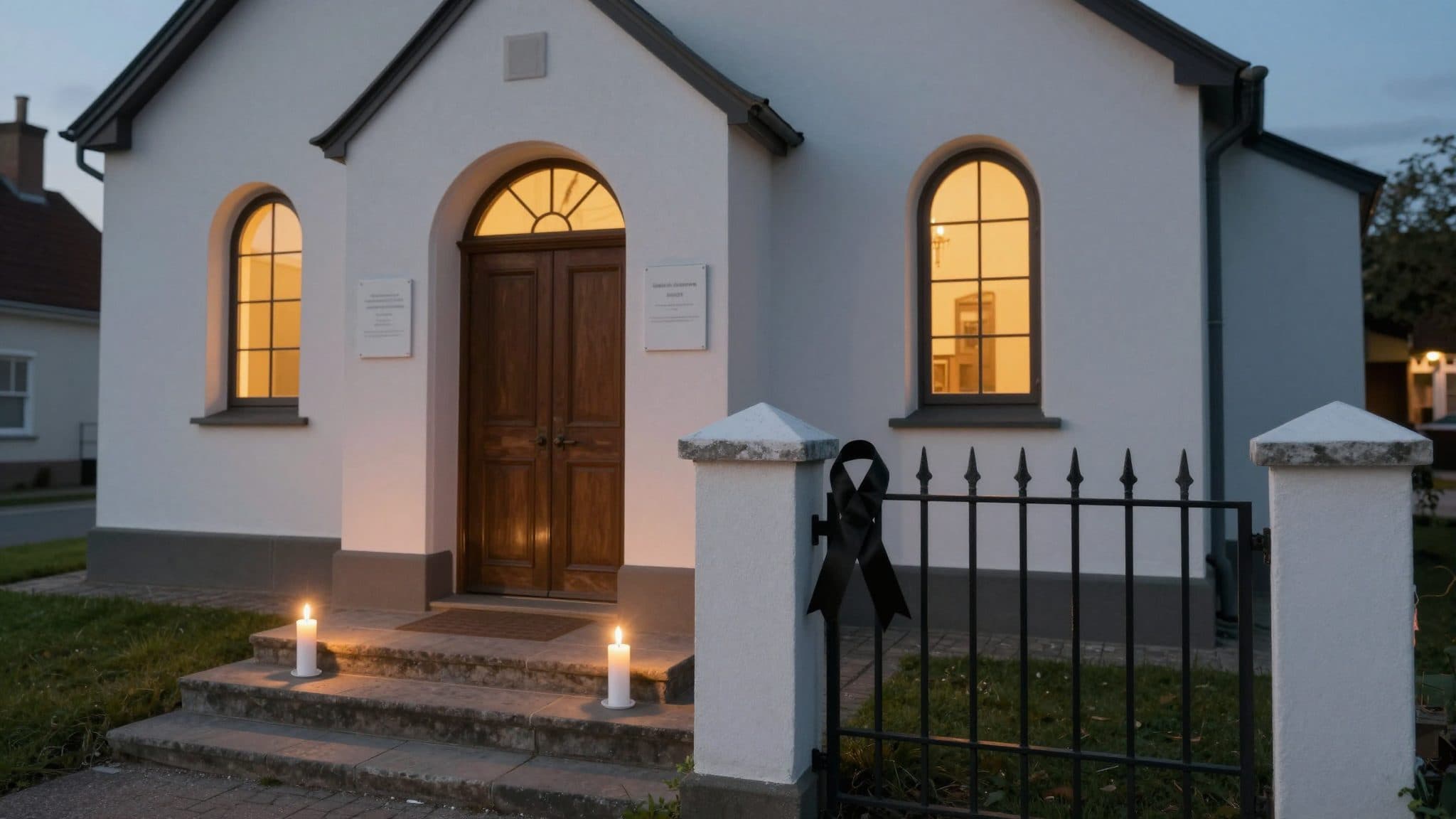 Servicio conmemorativo en Neu Zittau tras el acto violento con dos fallecidos