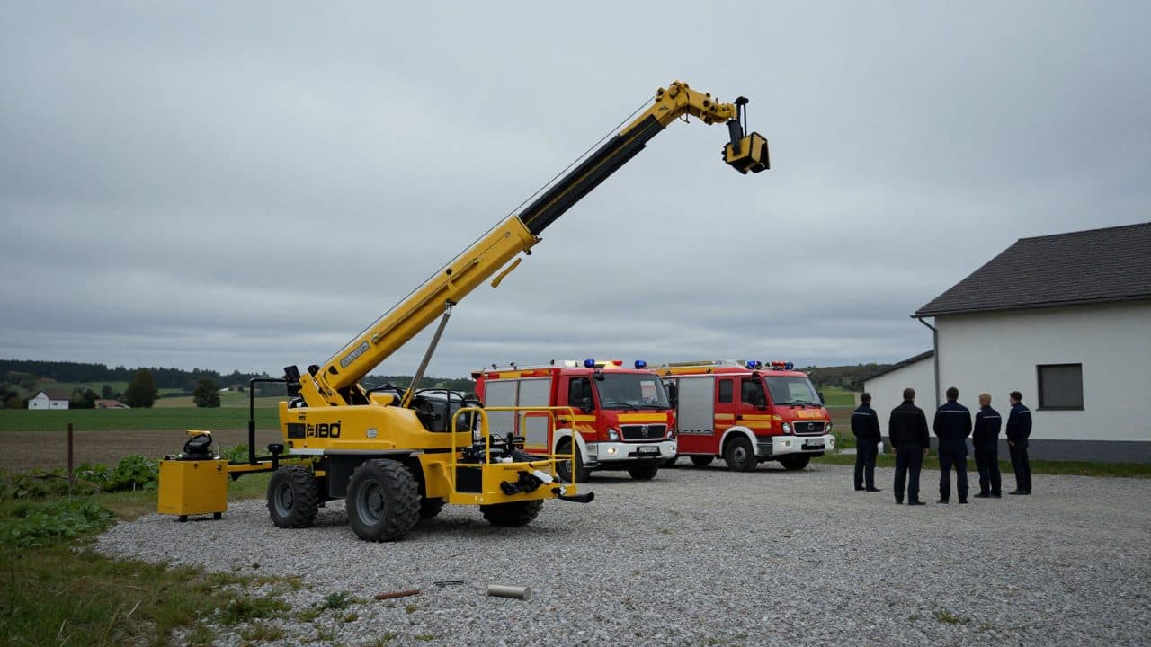Niño de ocho años fallece en accidente con cargador telescópico en Haibach, en el Mühlviertel