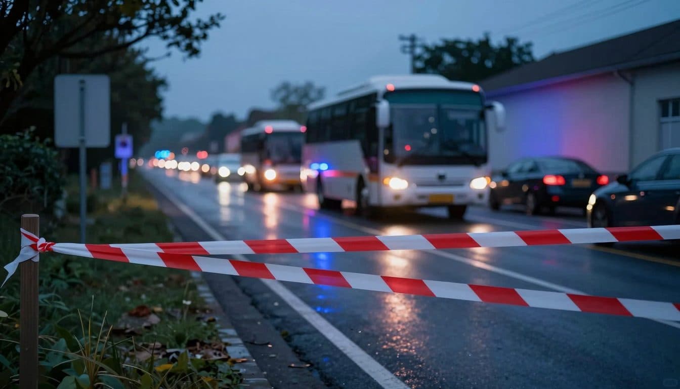 Grave accidente entre un autobús postal y tres coches en el distrito de Braunau am Inn