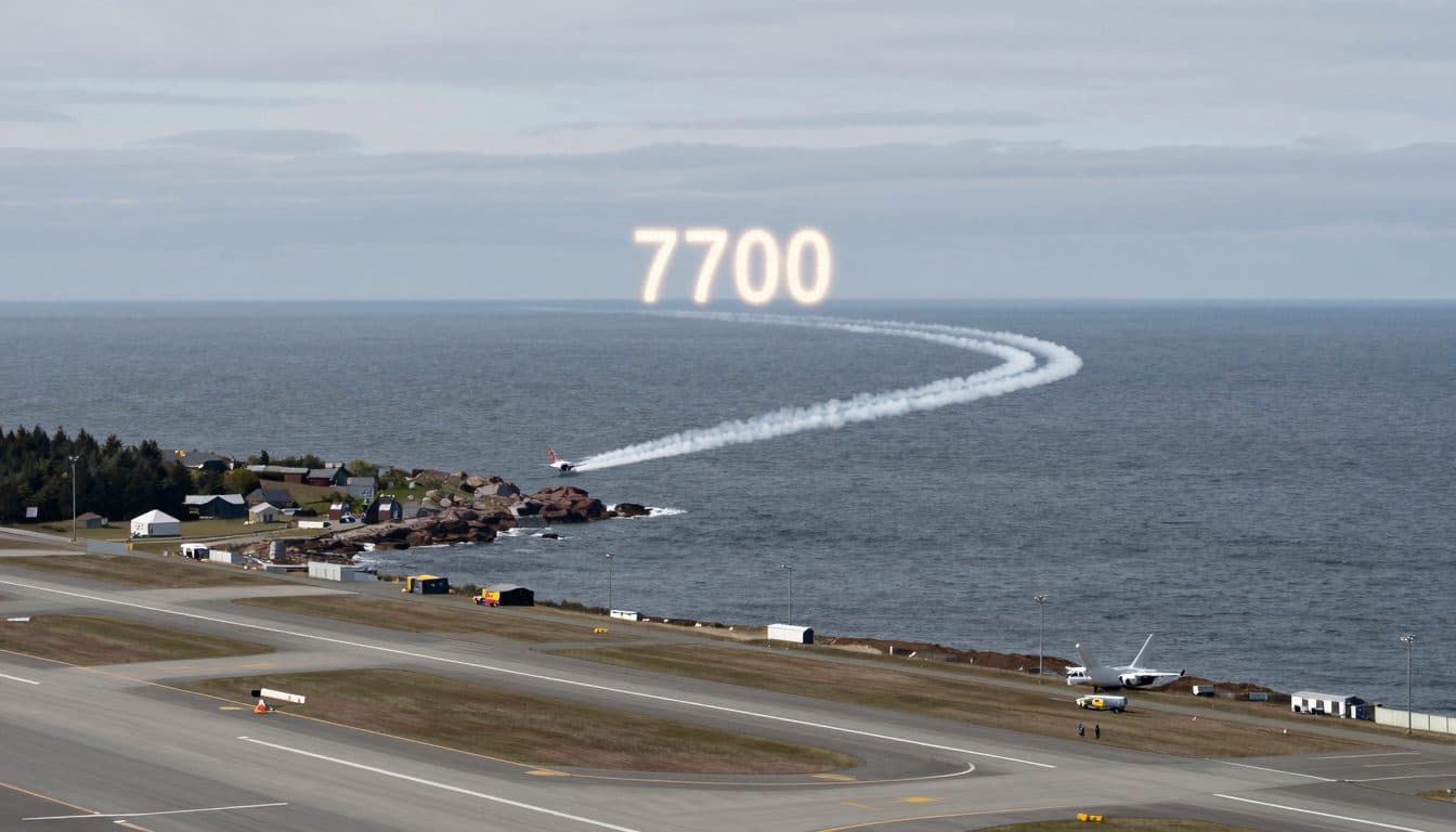 Vuelo de Swiss sobre el Atlántico: código de emergencia y St. John's