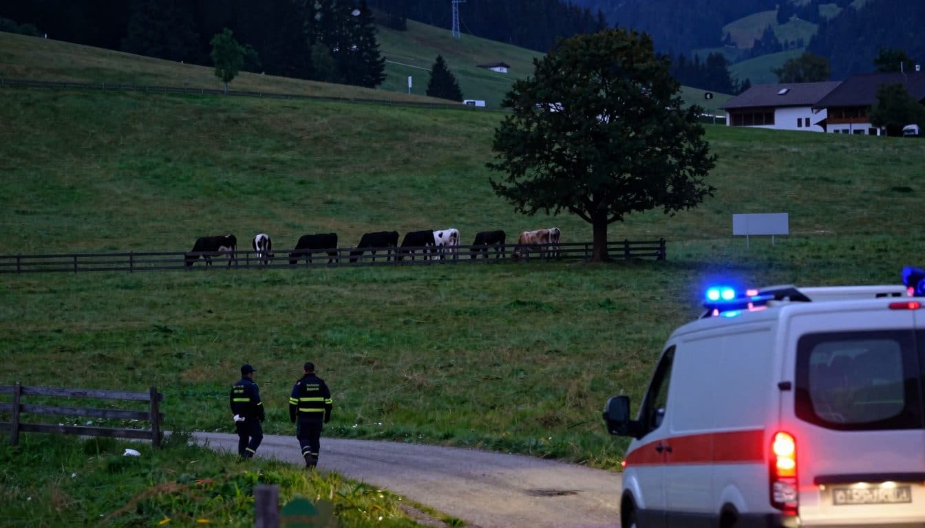 TITULAR: Agricultor en Estiria muere atacado por su propio rebaño de ganado vacuno
