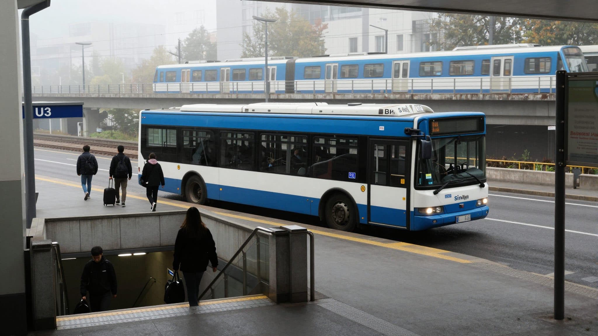 NÖVOG refuerza los servicios de autobús durante el cierre de la línea troncal U3 en Viena