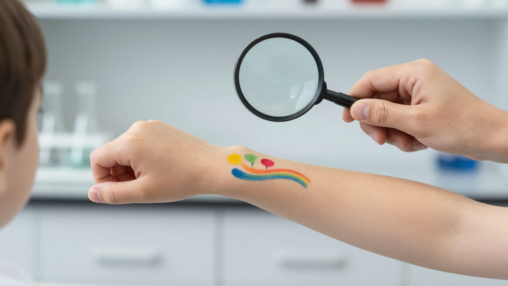 Test de laboratorio alarmante: 13 de 15 tatuajes adhesivos para niños contaminados con sustancias químicas preocupantes