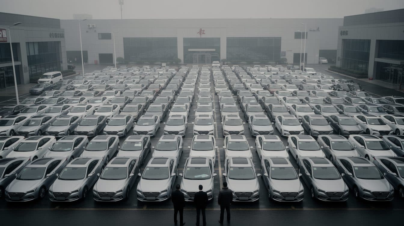 El mercado automotriz chino en caída libre: las ventas se desploman un 22 por ciento