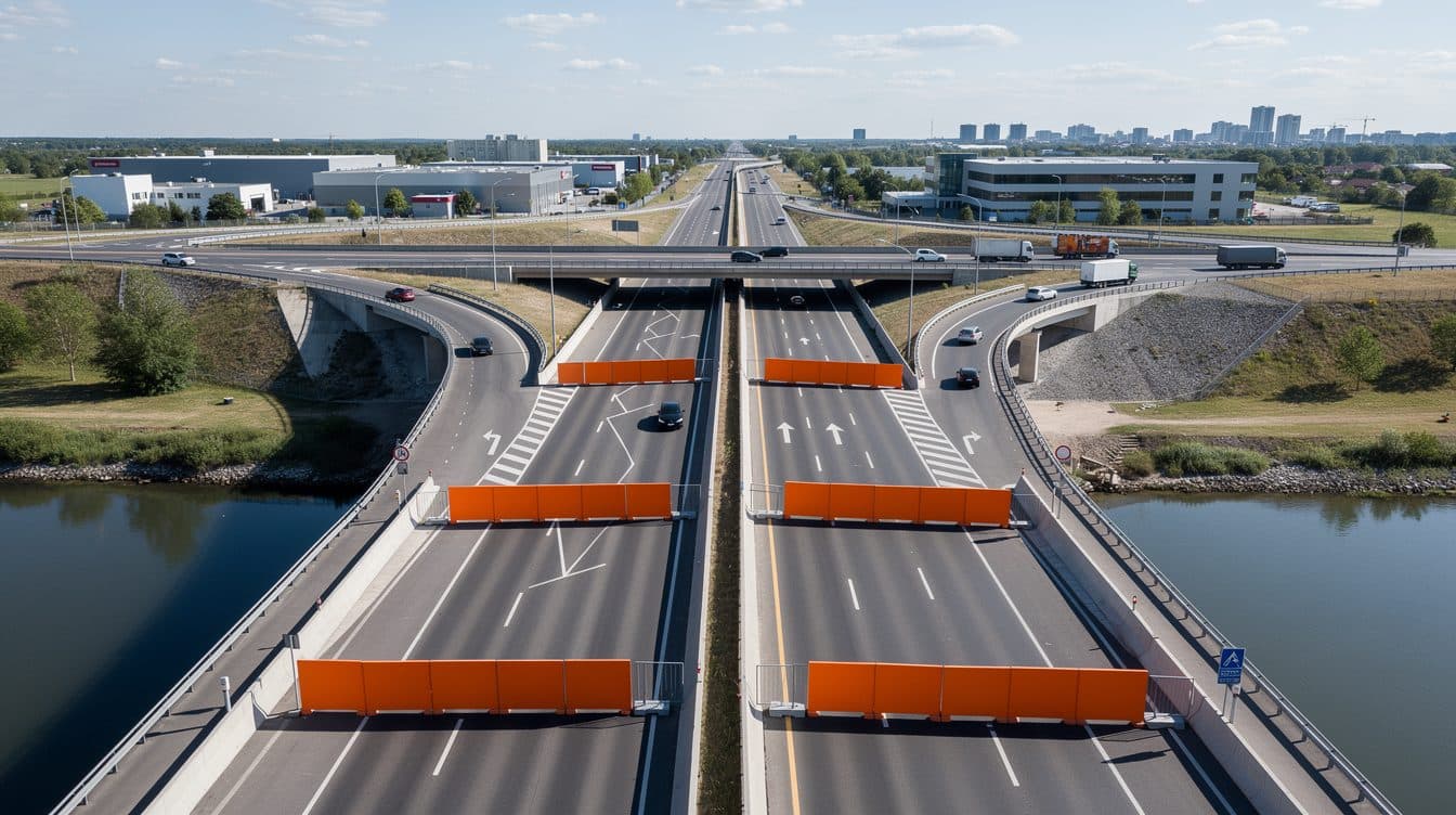Bonn ajusta el cierre del Puente Norte: la apertura de un enlace acorta el tramo cortado de la A565